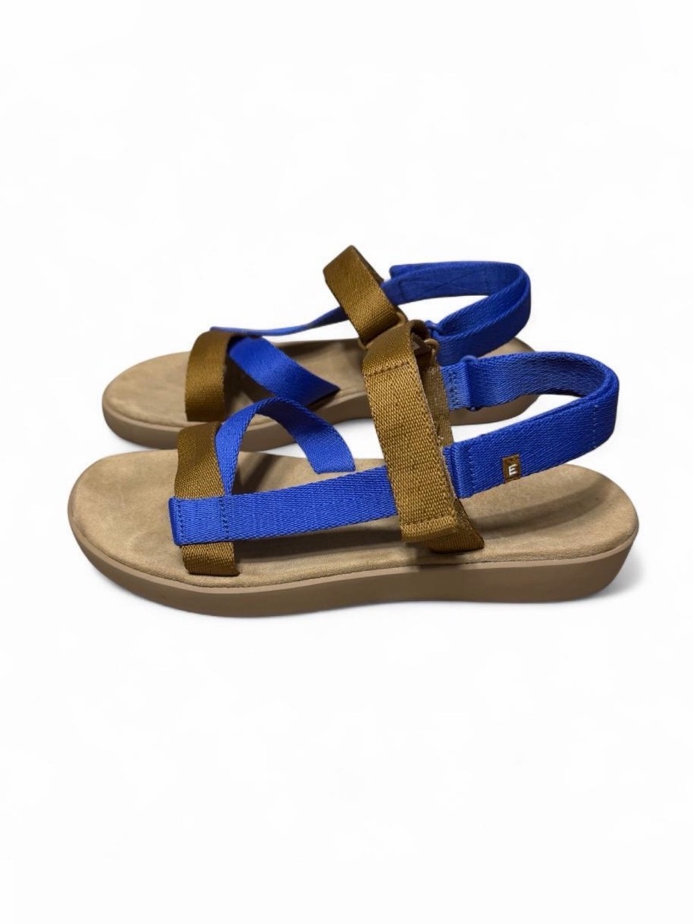 Everlane Sport Sandals Women’s 7 Blue Brown Strappy Outdoor Walking